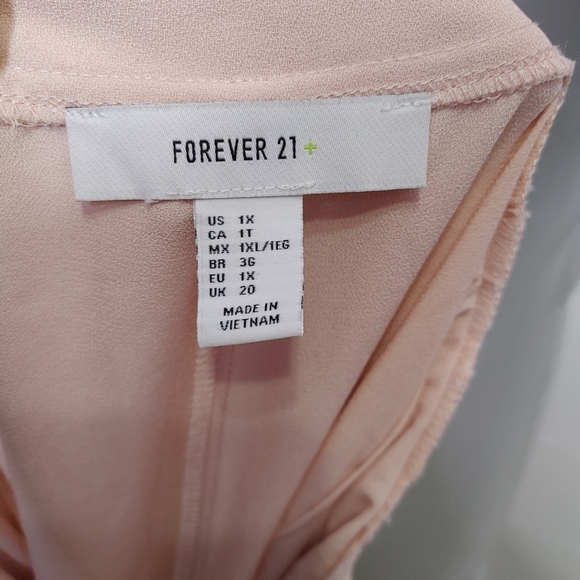 F21 blush pink Palazzo pants 1X - Picture 11 of 11